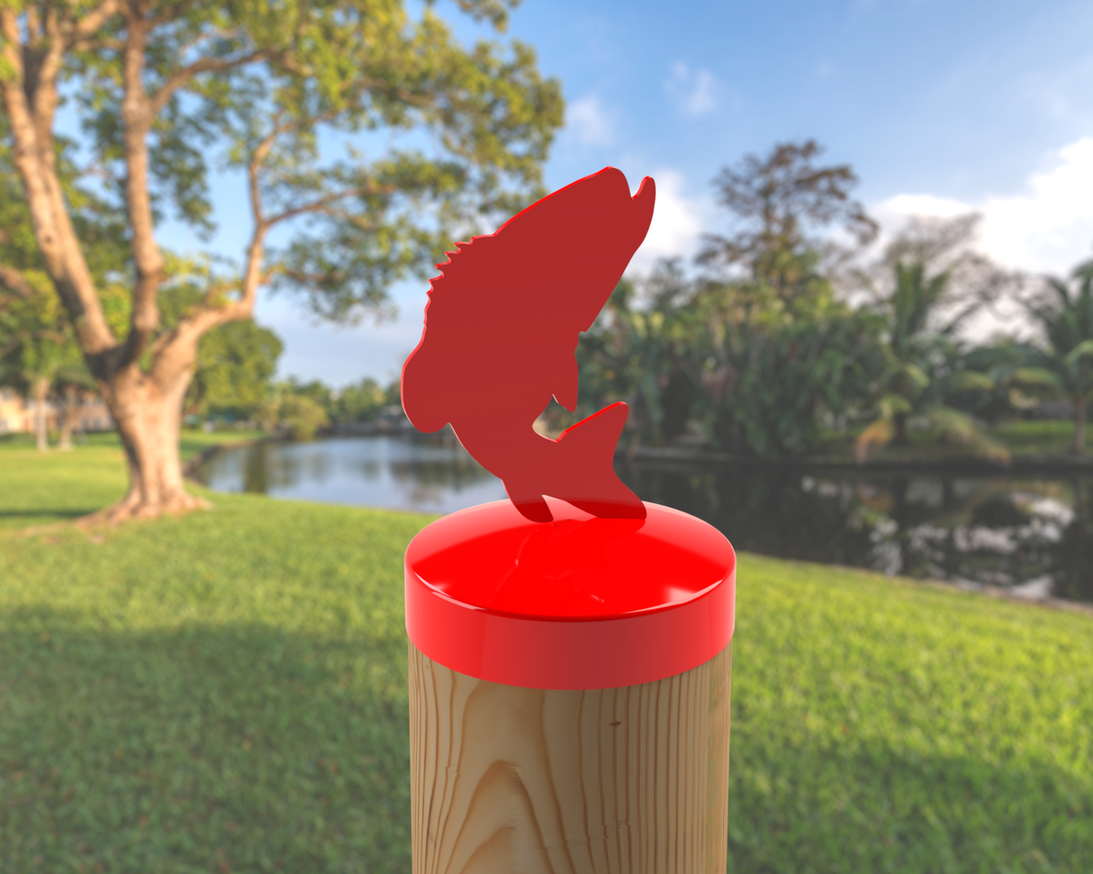 Bass, Round Post Cap (4x4 Round Post Size) - Madison Iron and Wood