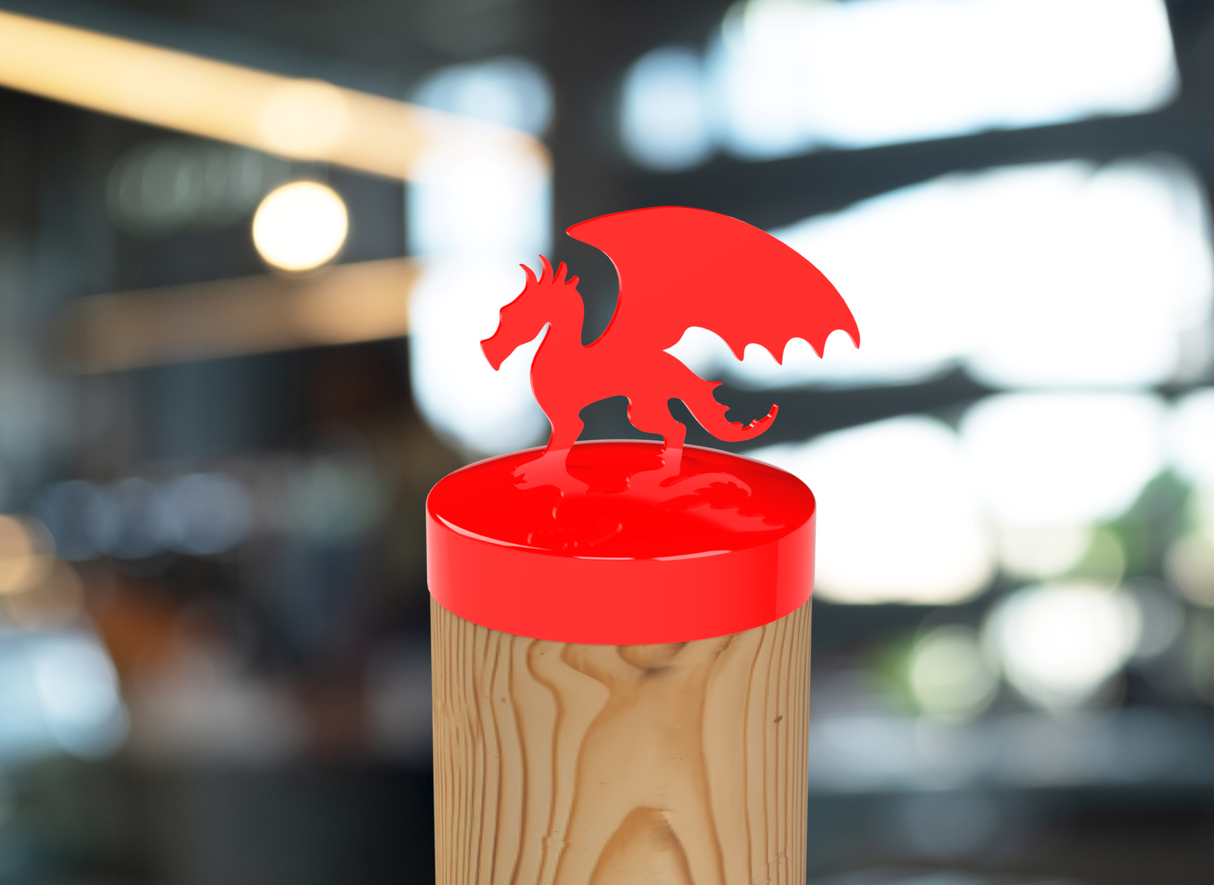 Dragon, Round Post Cap (4x4 Round Post Size) - Madison Iron and Wood