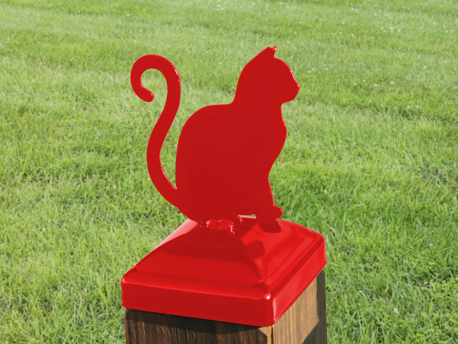 6X6 Cat Post Cap (5.5 x 5.5 Post Size) - Madison Iron and Wood