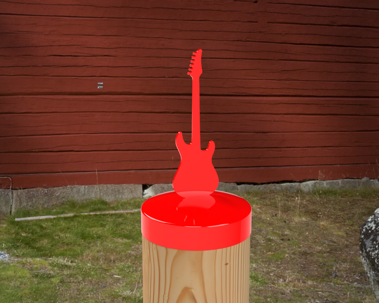 Guitar, Round Post Cap (4x4 Round Post Size) - Madison Iron and Wood