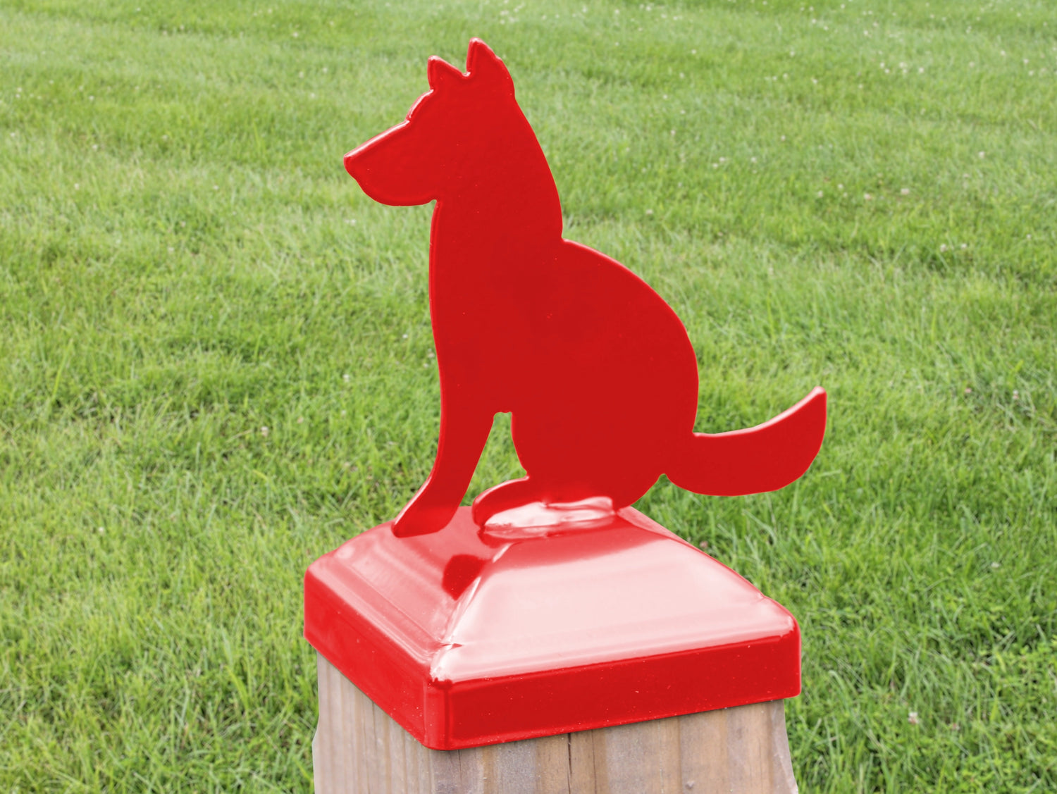 6X6 Dog Post Cap (5.5 x 5.5 Post Size) - Madison Iron and Wood