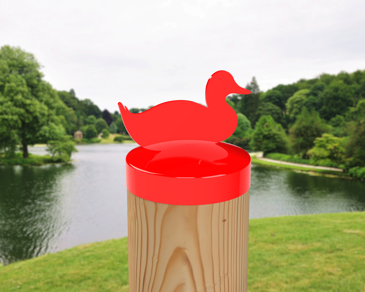 Duck, Round Post Cap (4x4 Round Post Size) - Madison Iron and Wood