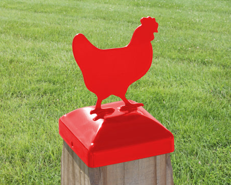 6X6 Chicken Post Cap (5.5 x 5.5 Post Size) - Madison Iron and Wood