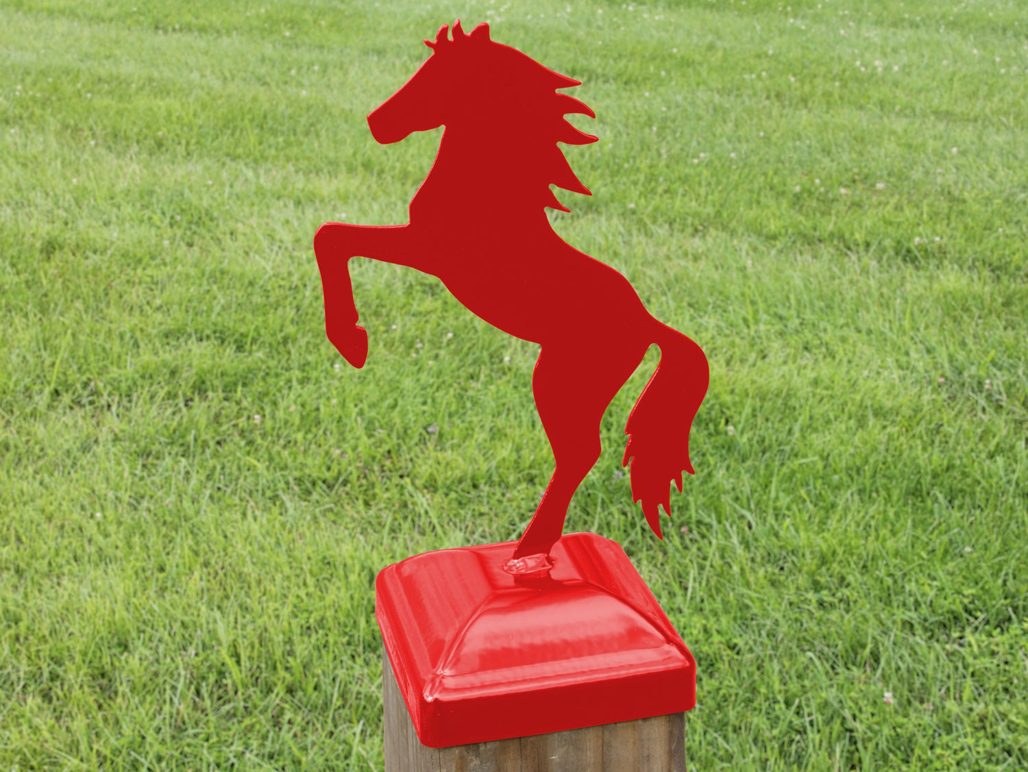 6X6 Horse Post Cap (5.5 x 5.5 Post Size) - Madison Iron and Wood