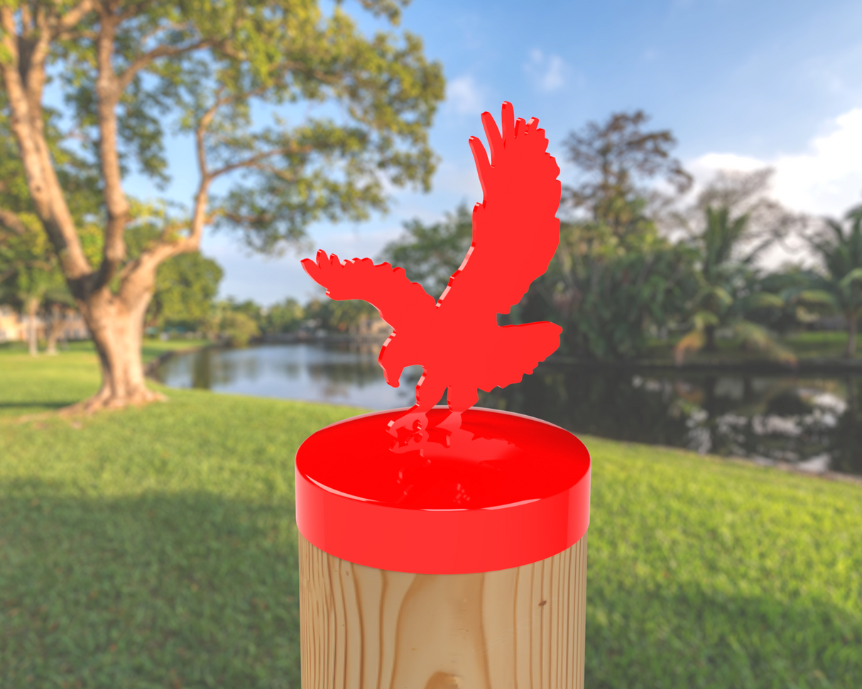 Eagle, Round Post Cap (4x4 Round Post Size) - Madison Iron and Wood