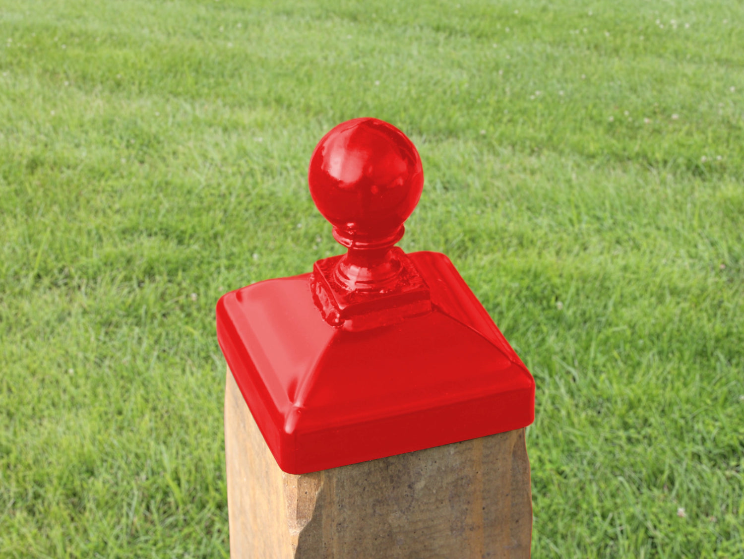4x4 Cannonball Post Cap (3.5 x 3.5 Post Size) - Madison Iron and Wood