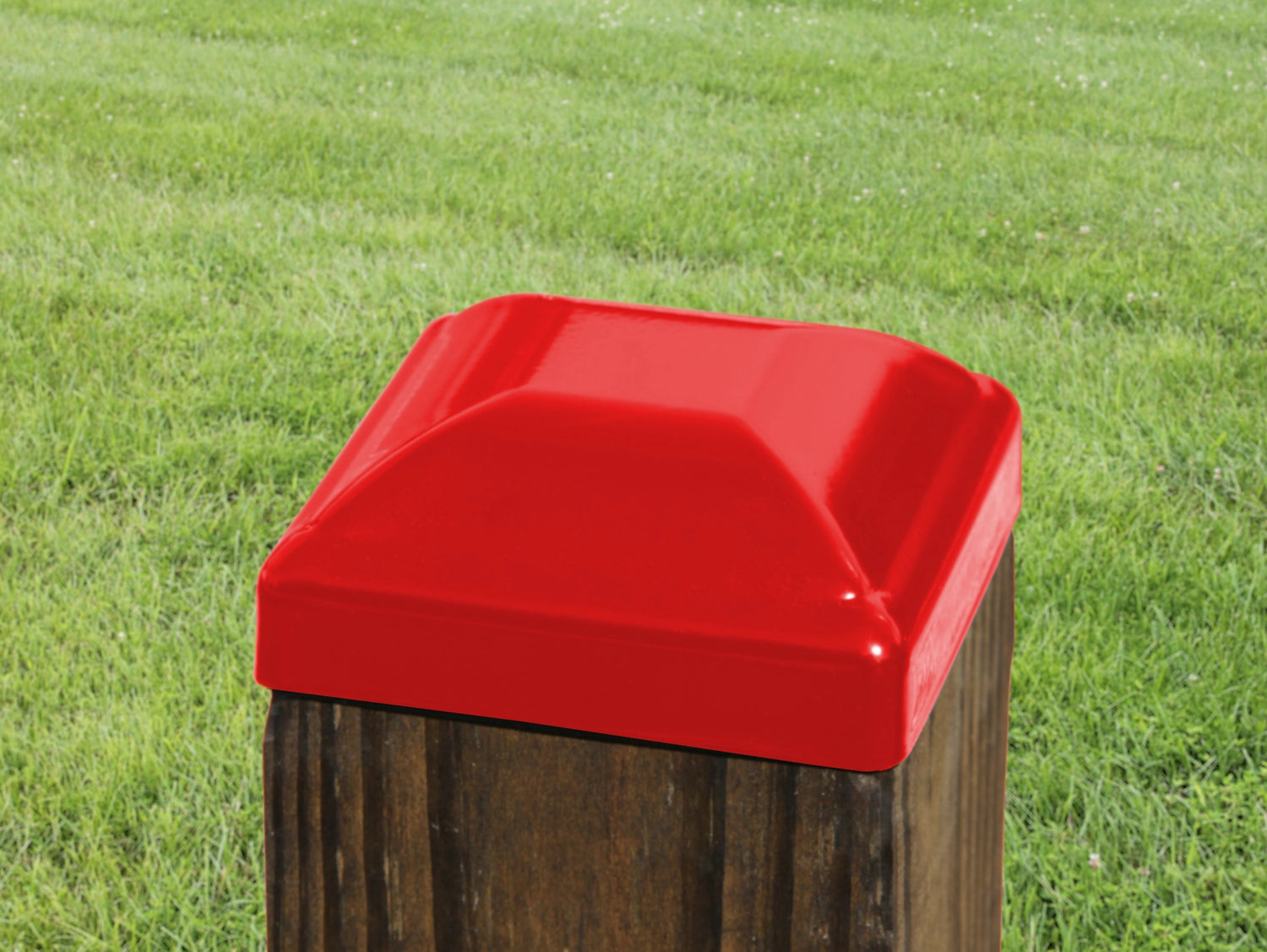 True 4x4 Heavy Duty Domed Steel Post Cap - Madison Iron and Wood