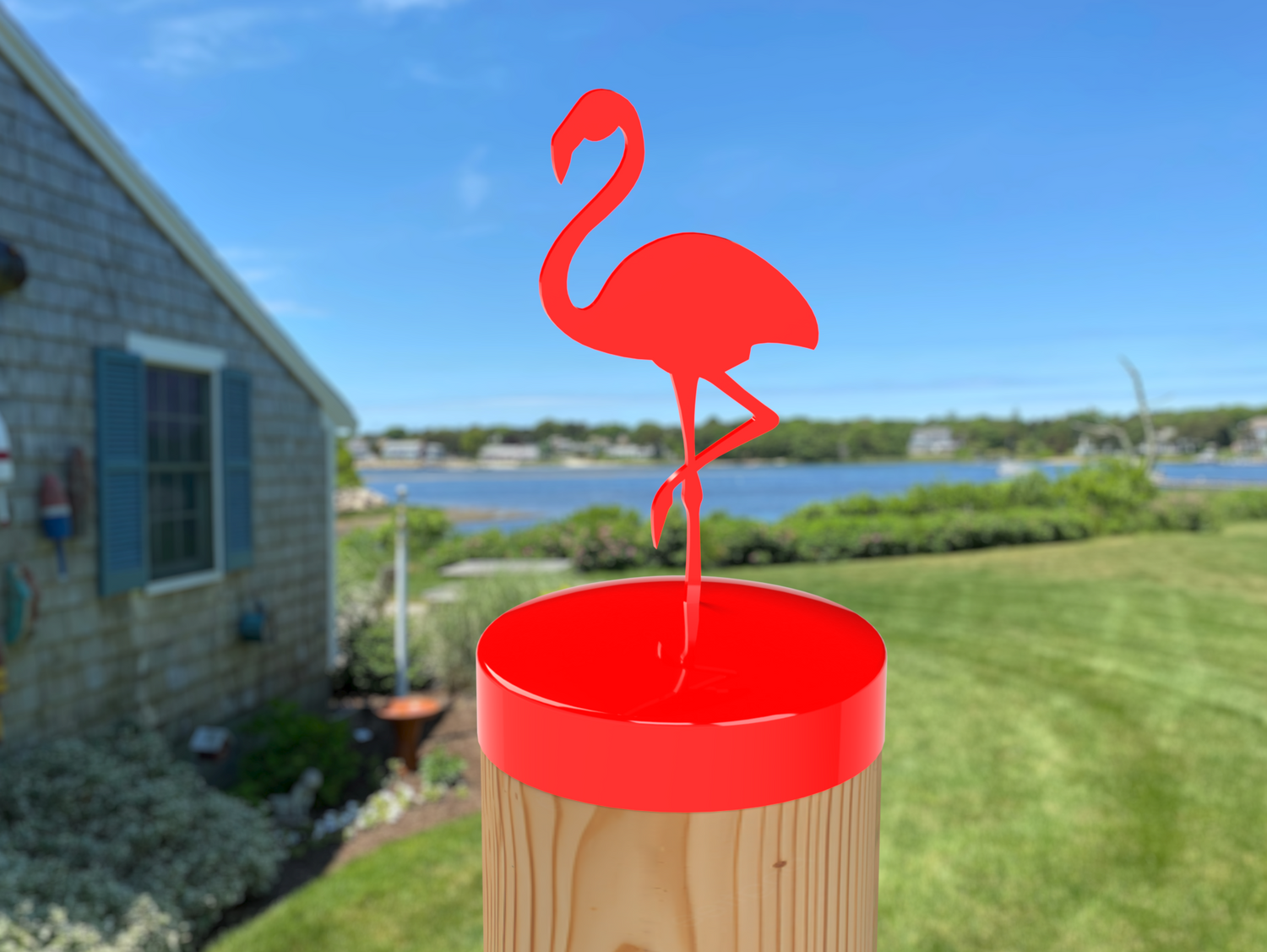 Flamingo, Round Post Cap (4x4 Round Post Size) - Madison Iron and Wood