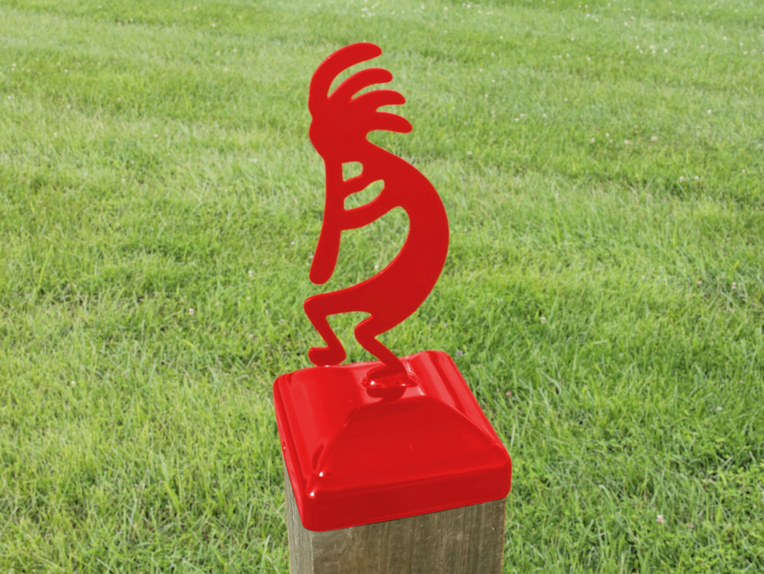 6X6 Kokopelli Post Cap (5.5 x 5.5 Post Size) - Madison Iron and Wood