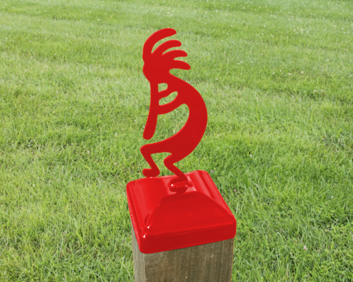 6X6 Kokopelli Post Cap (5.5 x 5.5 Post Size) - Madison Iron and Wood