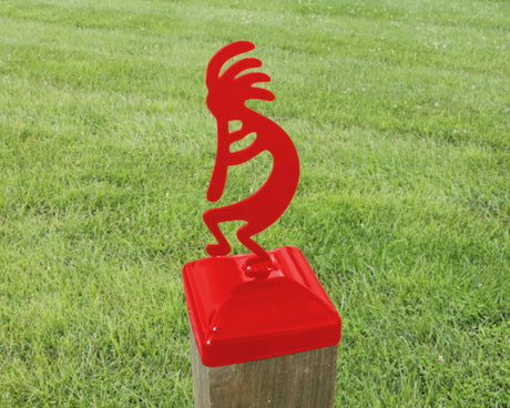 6X6 Kokopelli Post Cap (5.5 x 5.5 Post Size) - Madison Iron and Wood