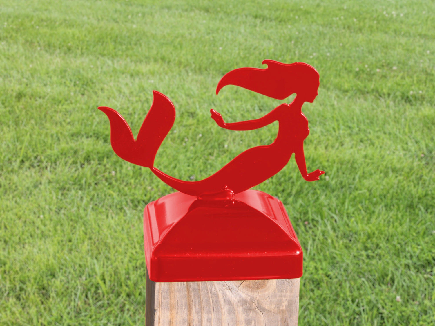 6X6 Mermaid Post Cap (5.5 x 5.5 Post Size) - Madison Iron and Wood