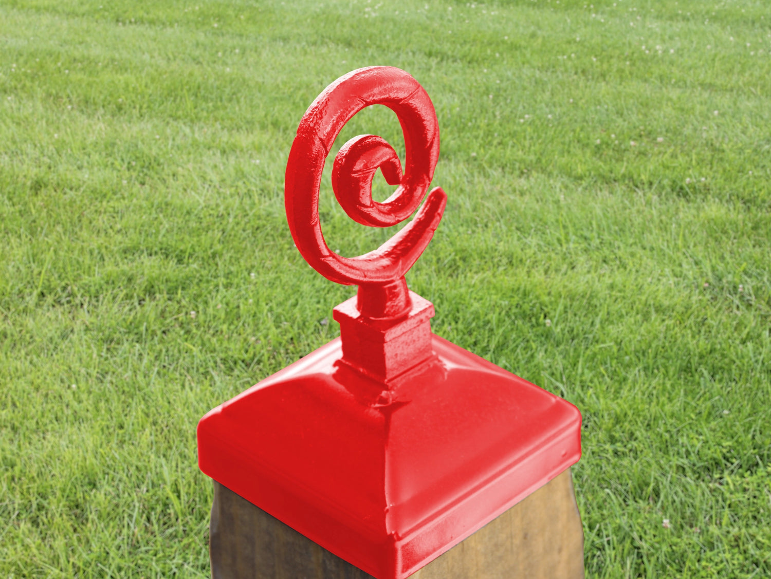 4x4 Spiral Post Cap (3.5 x 3.5 Post Size) - Madison Iron and Wood