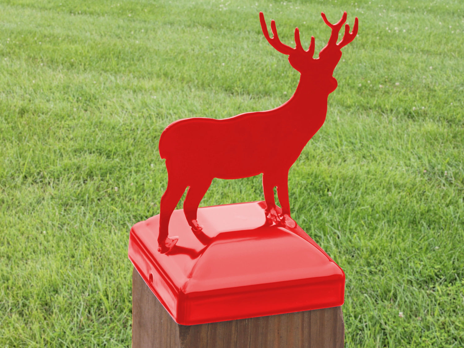 6X6 Deer Post Cap (5.5 x 5.5 Post Size) - Madison Iron and Wood