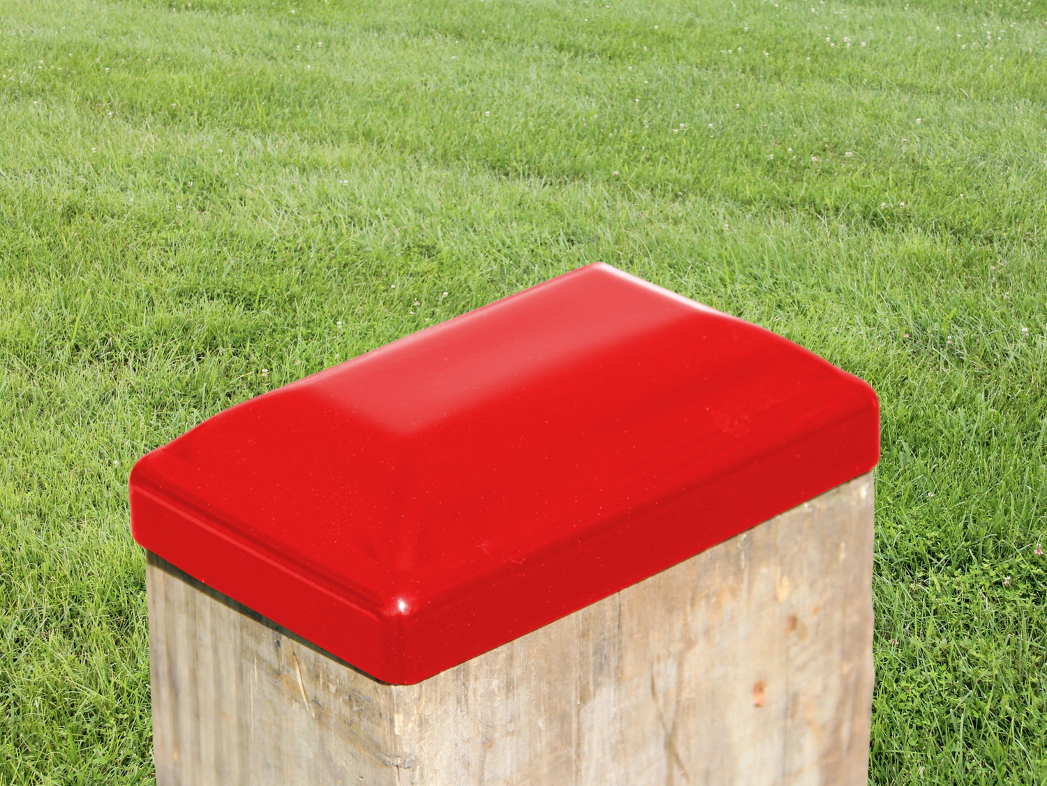 4X6 (nominal size) Steel Post Cap (3.5 x 5.5 Post Size) - Madison Iron and Wood