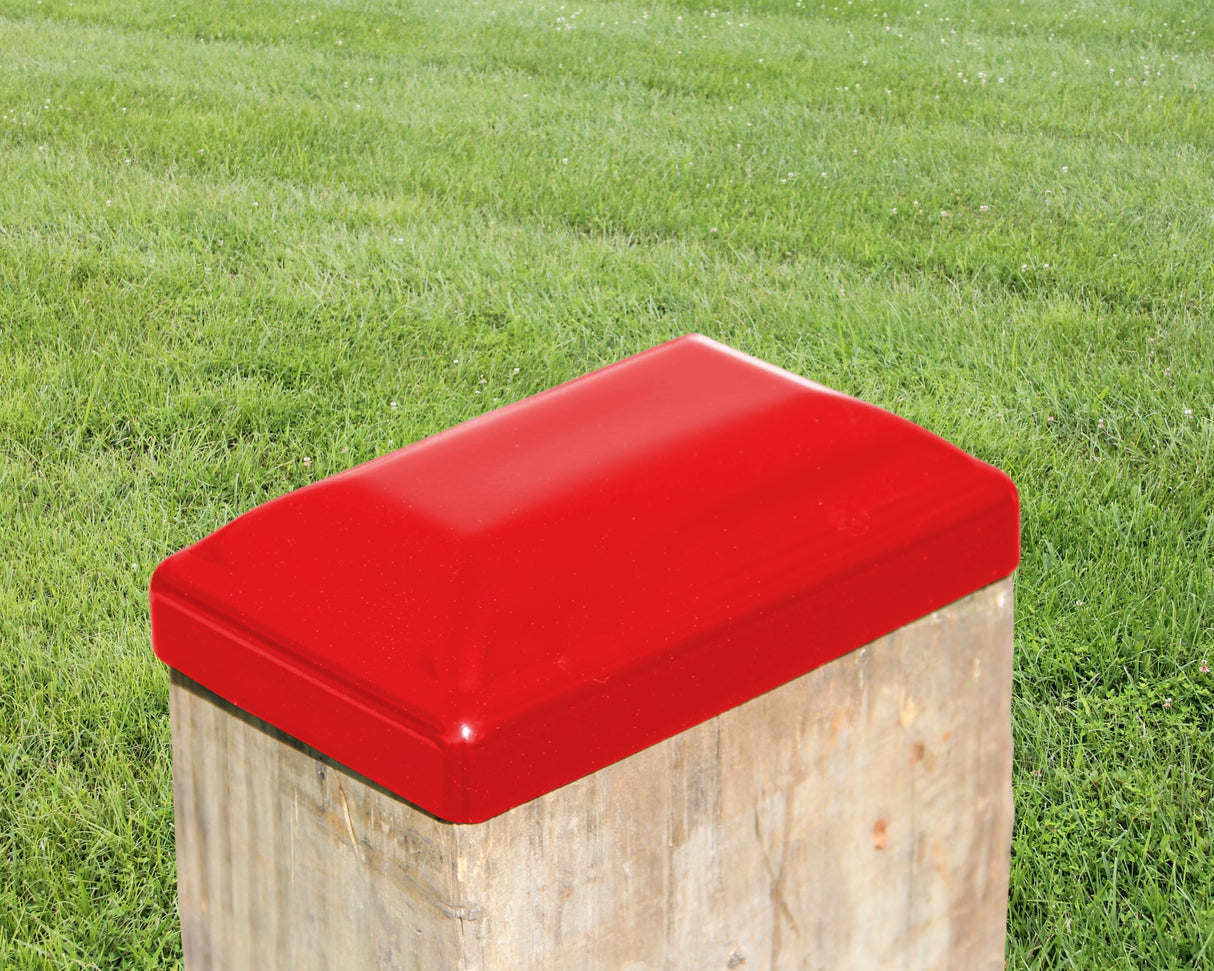 4X6 (nominal size) Steel Post Cap (3.5 x 5.5 Post Size) - Madison Iron and Wood