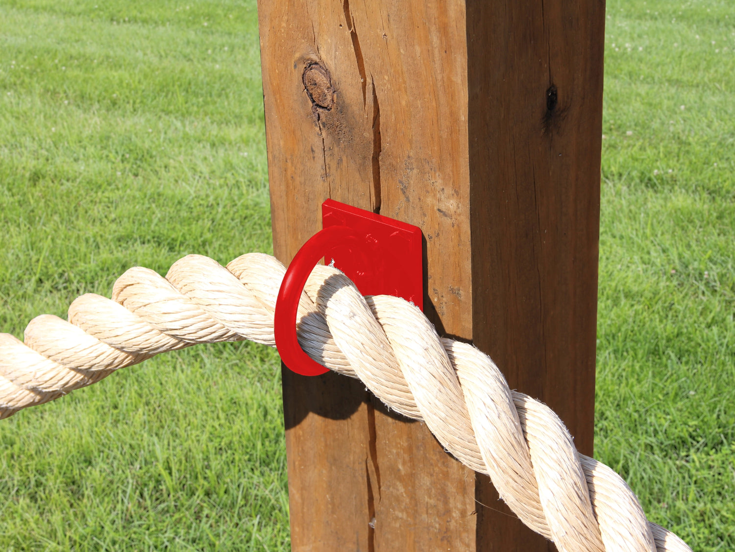 Heavy Duty Nautical Rope Ring, Light Strand Holder, Fence Rings (3 sizes available) - Madison Iron and Wood