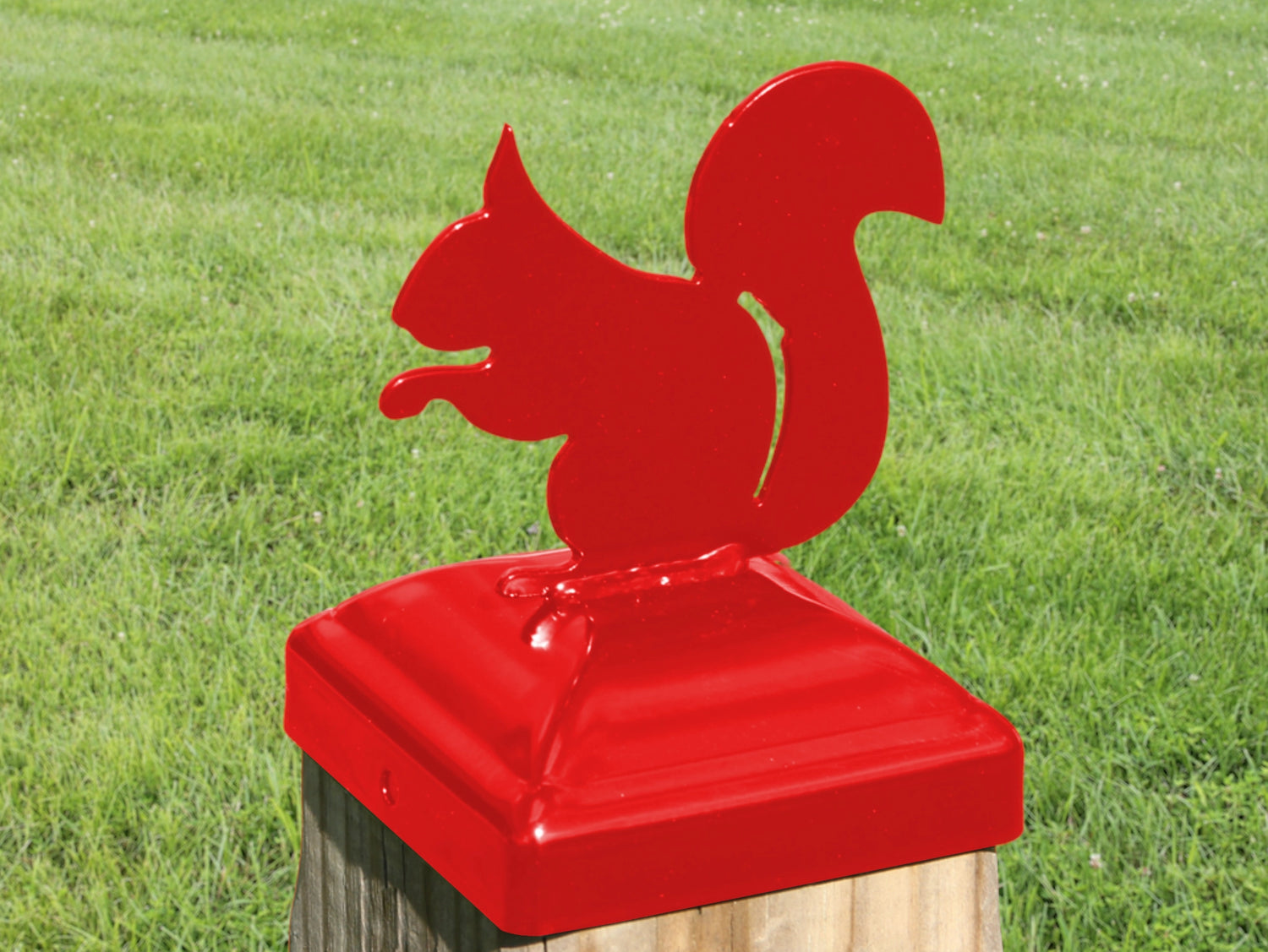 4X4 Squirrel Post Cap (Fits 3.5 x 3.5 Post Size) - Madison Iron and Wood
