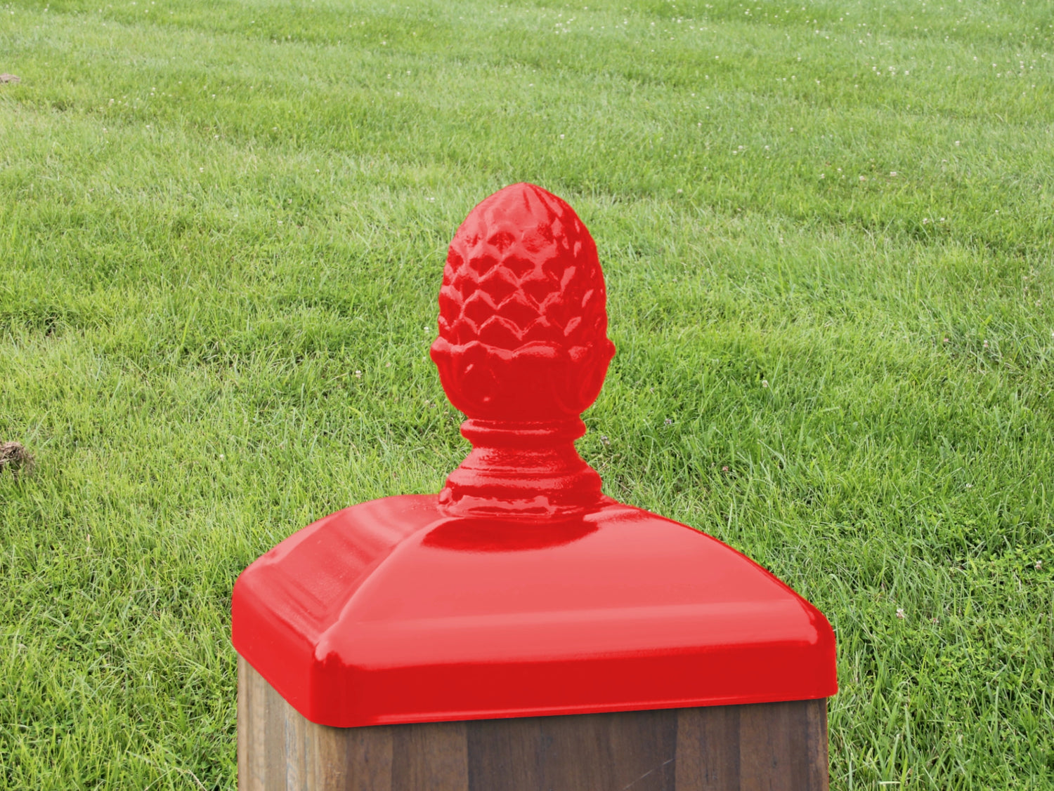 6x6 Large Pineapple Post Cap (5.5 x 5.5 Post Size) - Madison Iron and Wood