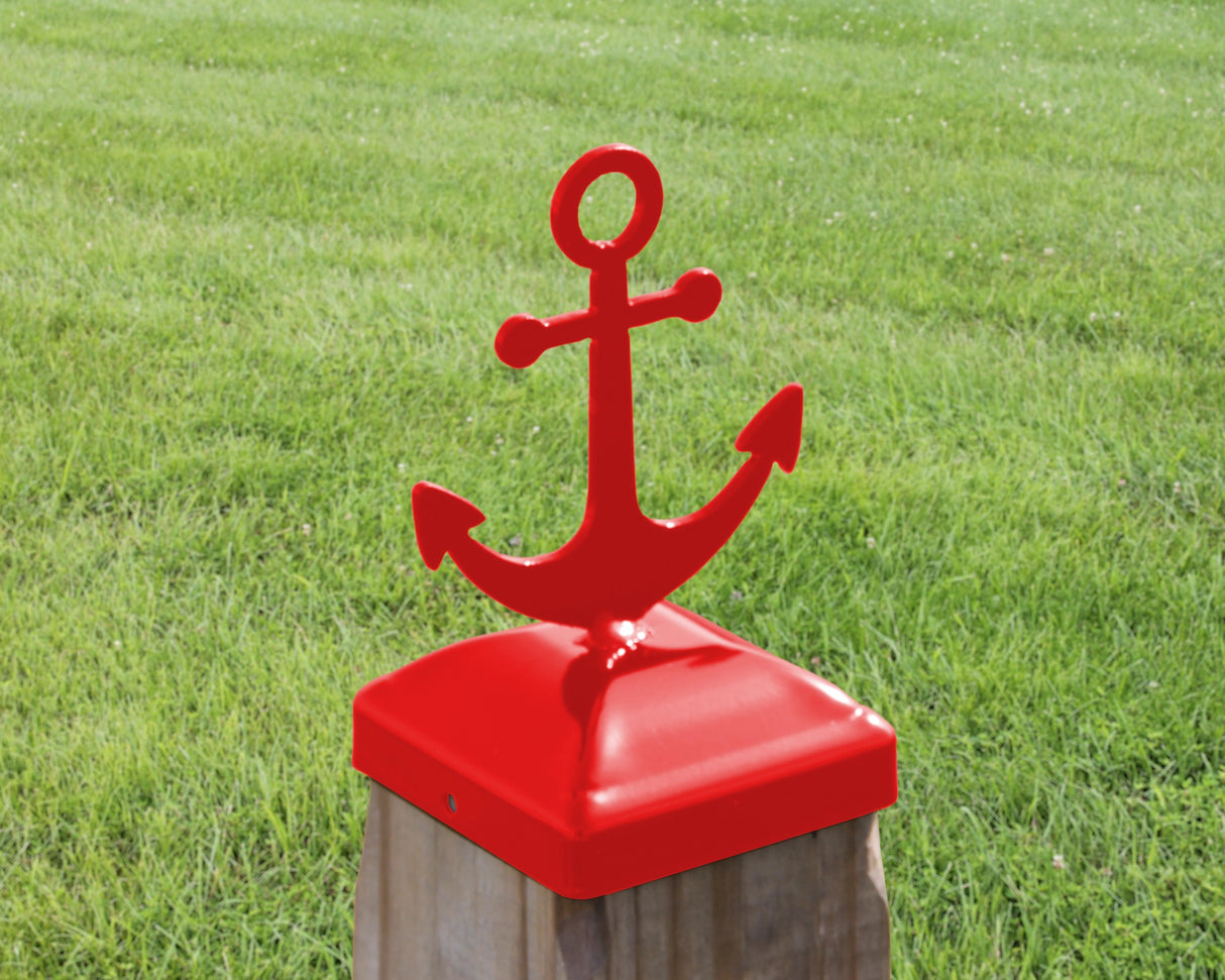 6X6 Anchor Post Cap (5.5 x 5.5 Post Size) - Madison Iron and Wood