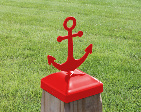 6X6 Anchor Post Cap (5.5 x 5.5 Post Size) - Madison Iron and Wood