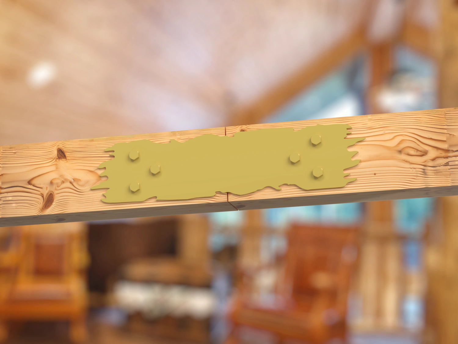 "Rough Wood" Metal Brackets For 4x4 Dimensional Lumber - Madison Iron and Wood
