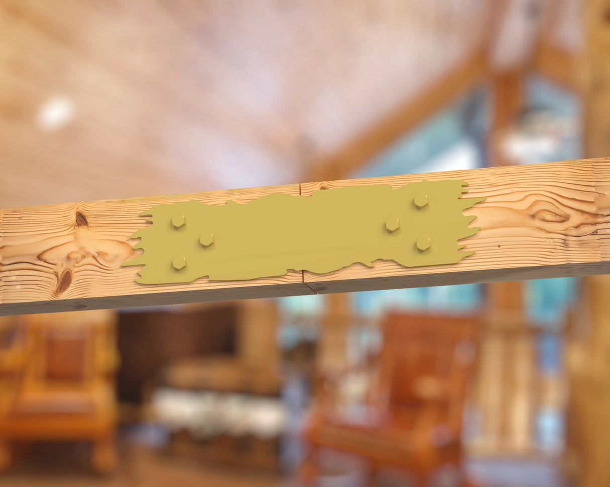 "Rough Wood" Metal Brackets For 4x4 Dimensional Lumber - Madison Iron and Wood