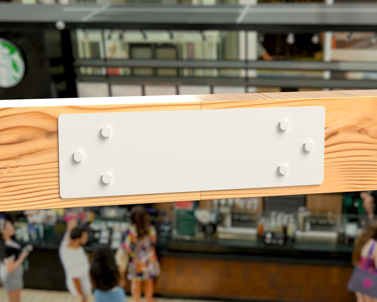 Standard Brackets for 8"x8" Dimensional Wood Post - Madison Iron and Wood