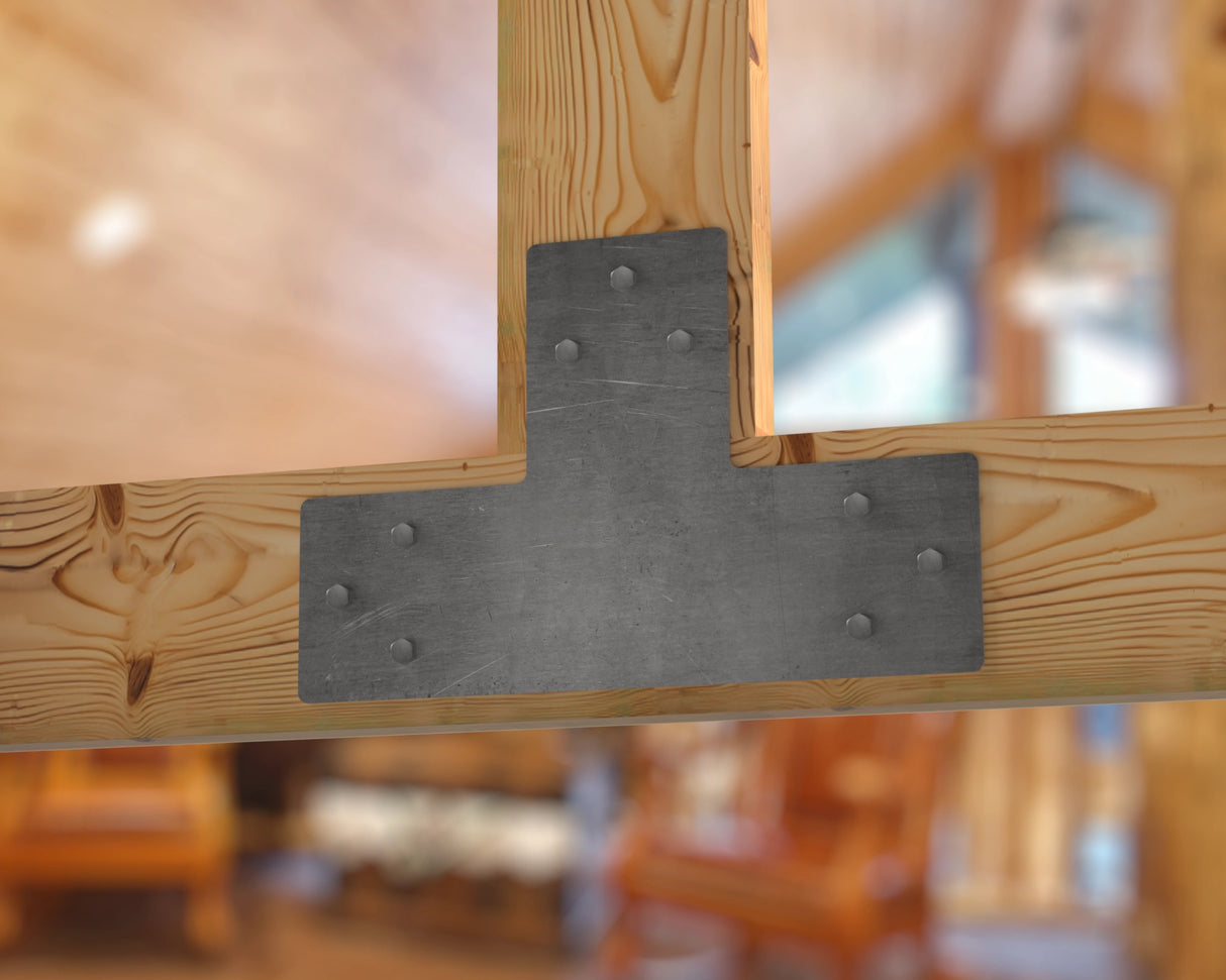 Standard Brackets for 8"x8" Dimensional Wood Post - Madison Iron and Wood