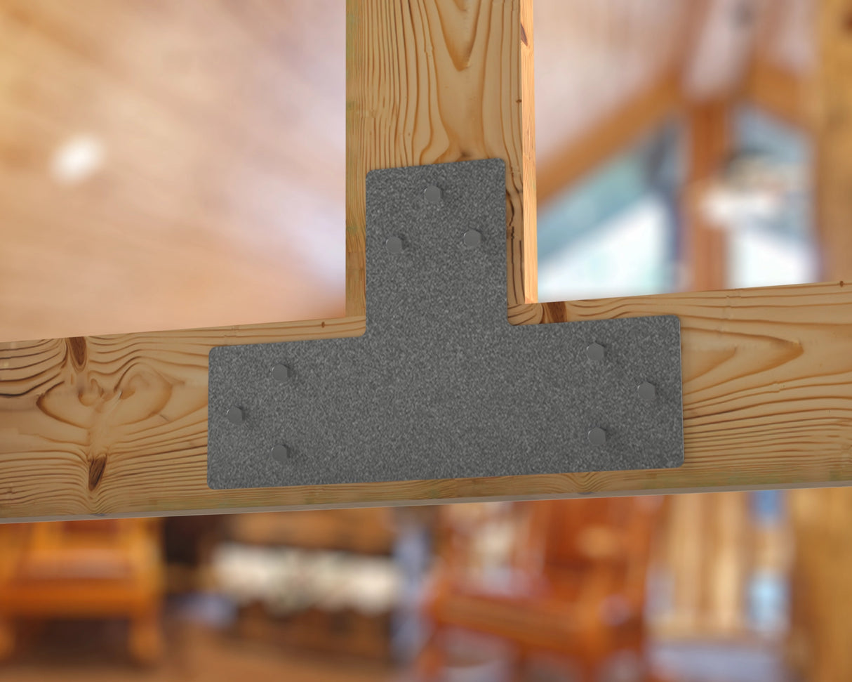 Standard Brackets for 8"x8" Dimensional Wood Post - Madison Iron and Wood