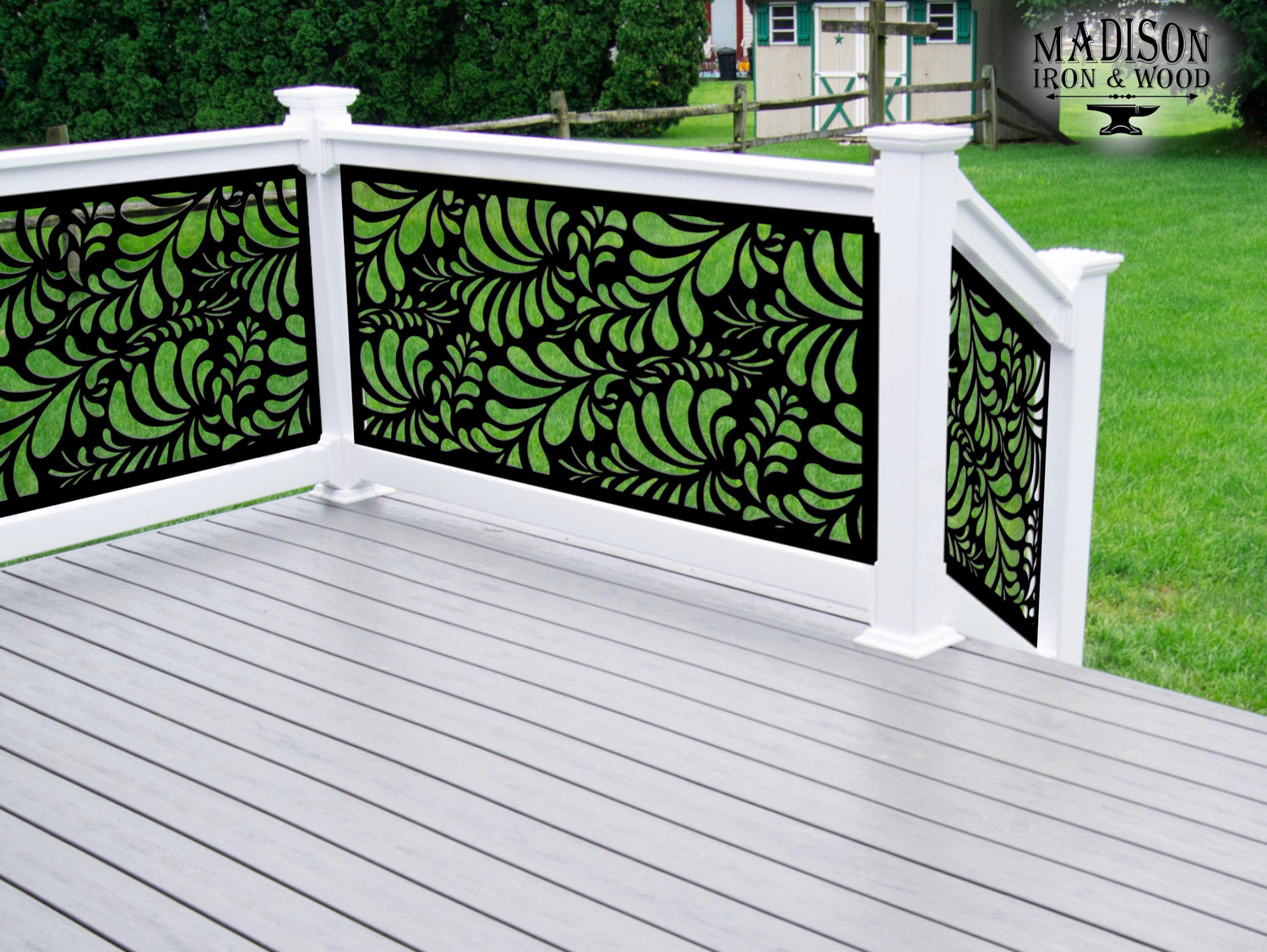 Madison Iron and wood – Metal Décor – Home Improvement – Home décor – Post Caps – Outdoor Décor