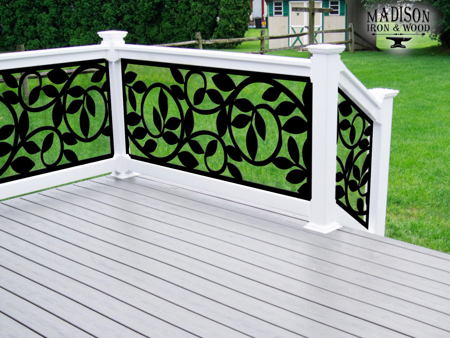 Madison Iron and wood – Metal Décor – Home Improvement – Home décor – Post Caps – Outdoor Décor