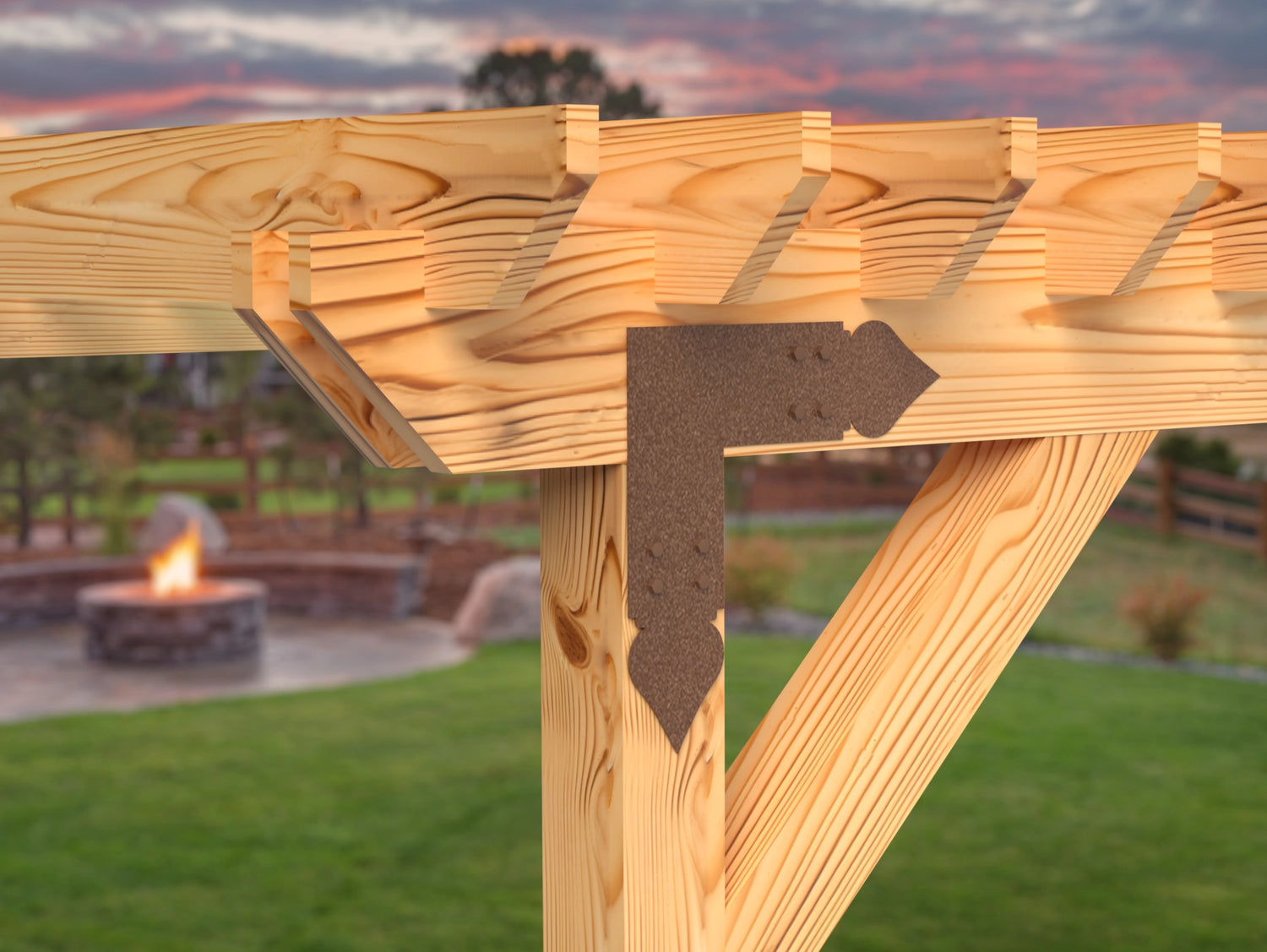 Spade Brackets For 4x4 Dimensional Lumber - Madison Iron and Wood