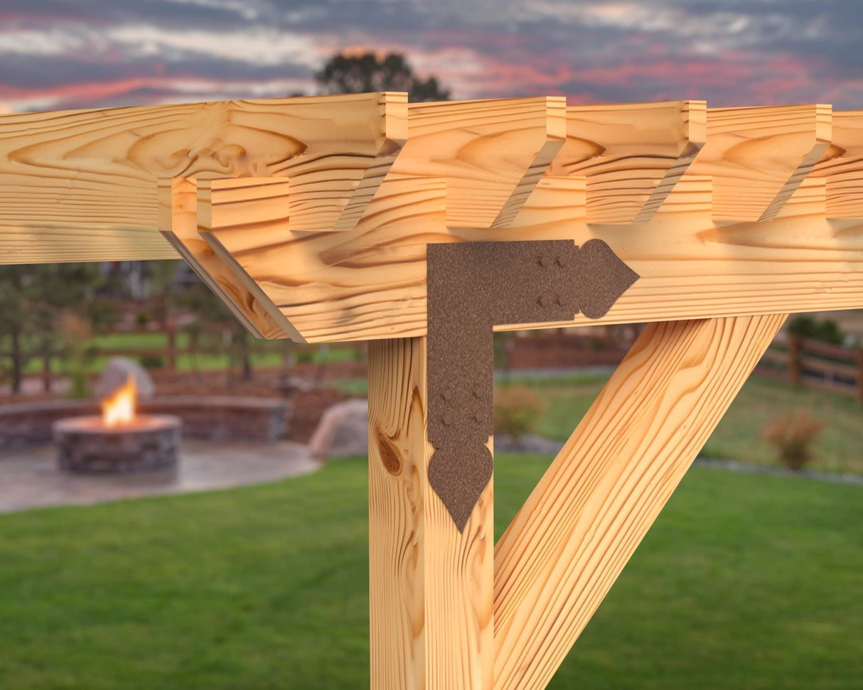 Spade Brackets For 4x4 Dimensional Lumber - Madison Iron and Wood