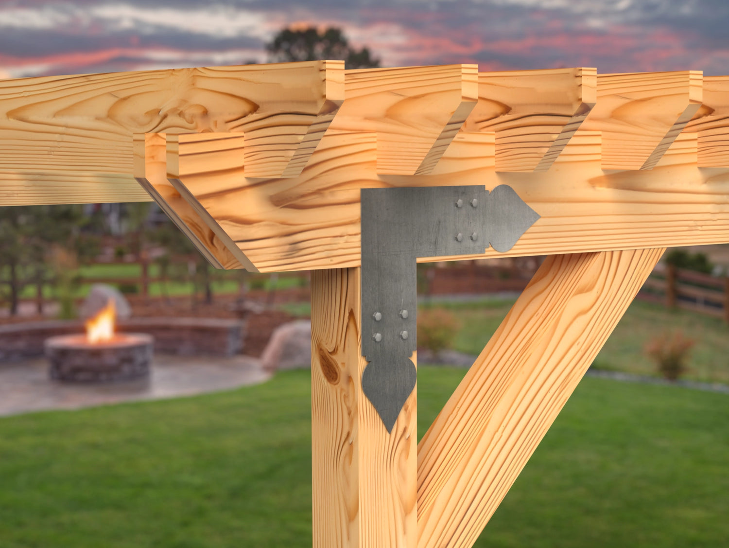 Spade Brackets For 4x4 Dimensional Lumber - Madison Iron and Wood