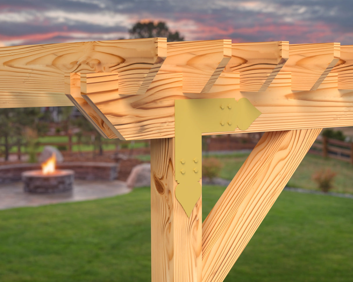 Spade Brackets For 4x4 Dimensional Lumber - Madison Iron and Wood