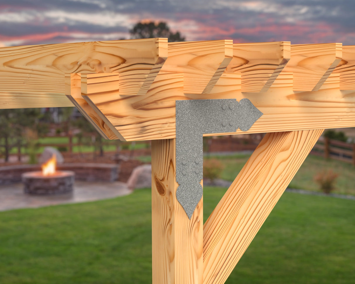 Spade Brackets For 4x4 Dimensional Lumber - Madison Iron and Wood