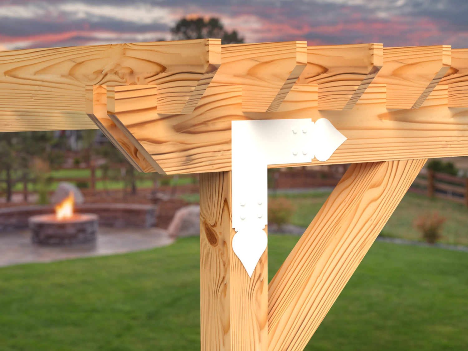Spade Brackets For 4x4 Dimensional Lumber - Madison Iron and Wood