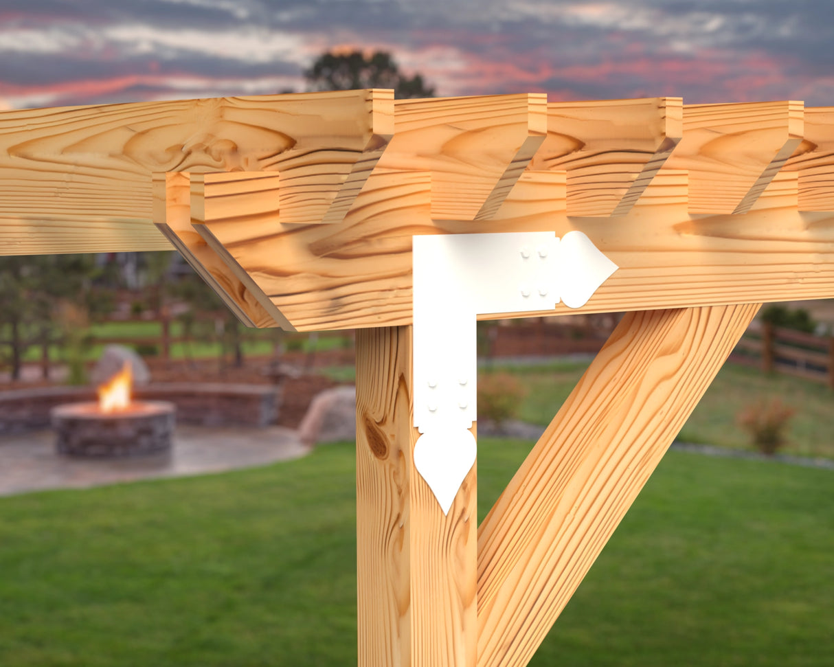 Spade Brackets For 4x4 Dimensional Lumber - Madison Iron and Wood