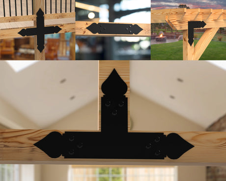 Spade Brackets For 4x4 Dimensional Lumber - Madison Iron and Wood