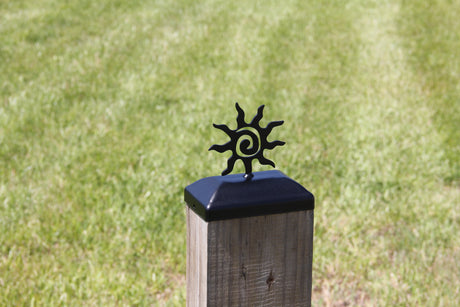 4x6 Sun Post Cap (3.5 x 5.5 Post Size) - Madison Iron and Wood