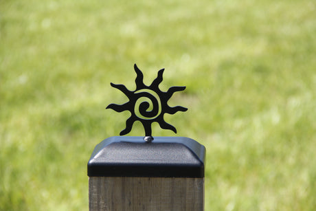 4x6 Sun Post Cap (3.5 x 5.5 Post Size) - Madison Iron and Wood