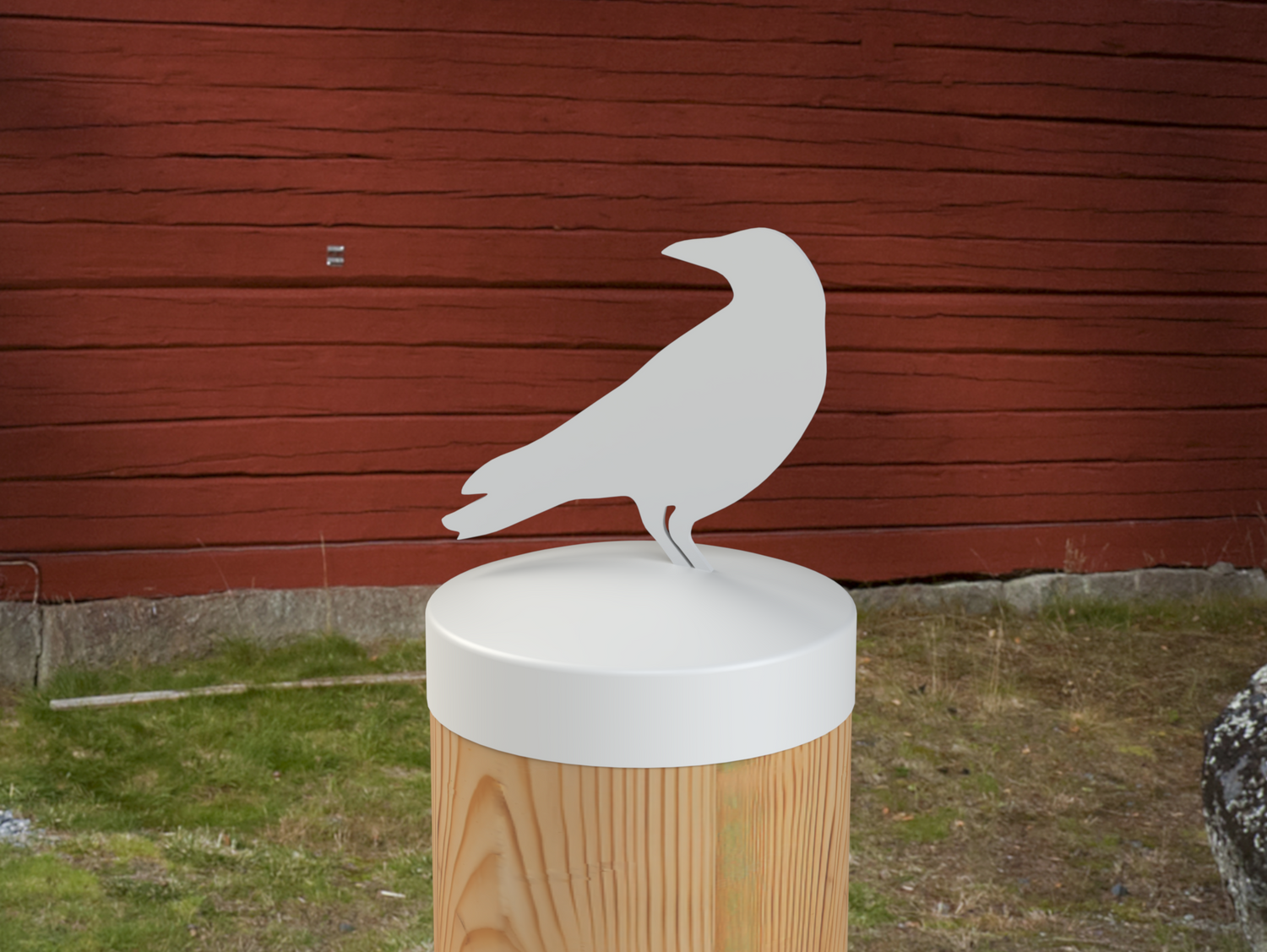 Raven, Round Post Cap (4x4 Round Post Size) - Madison Iron and Wood