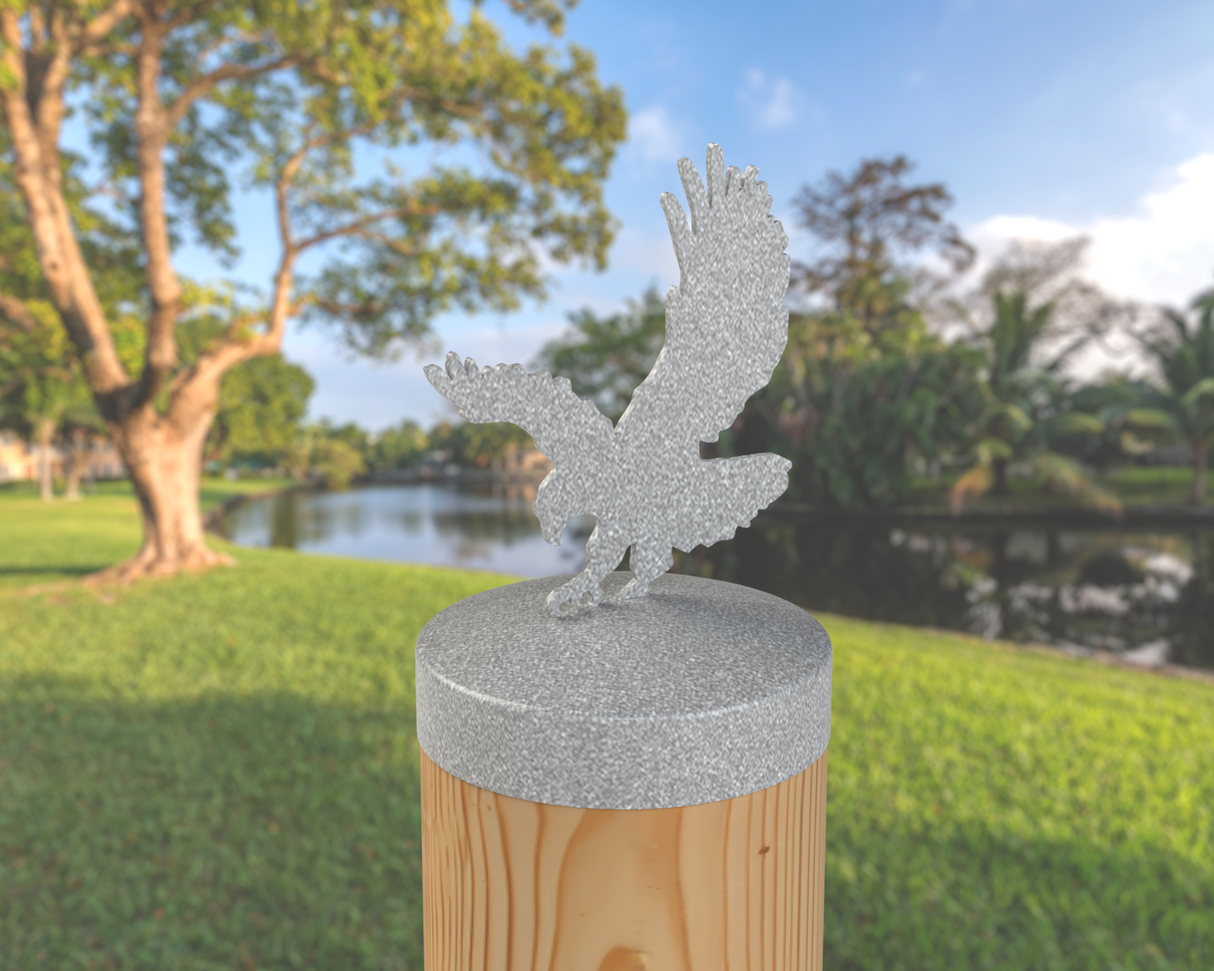 Eagle, Round Post Cap (4x4 Round Post Size) - Madison Iron and Wood