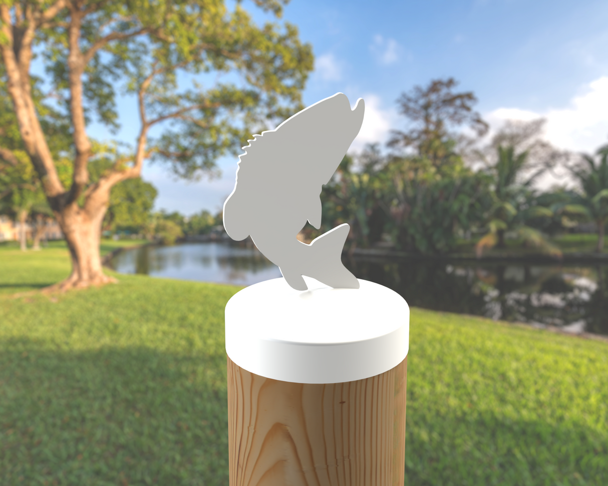 Bass, Round Post Cap (4x4 Round Post Size) - Madison Iron and Wood