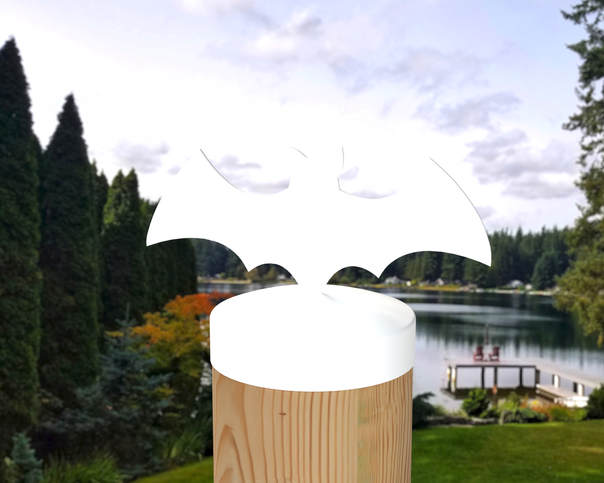 Bat, Round Post Cap (4x4 Round Post Size) - Madison Iron and Wood