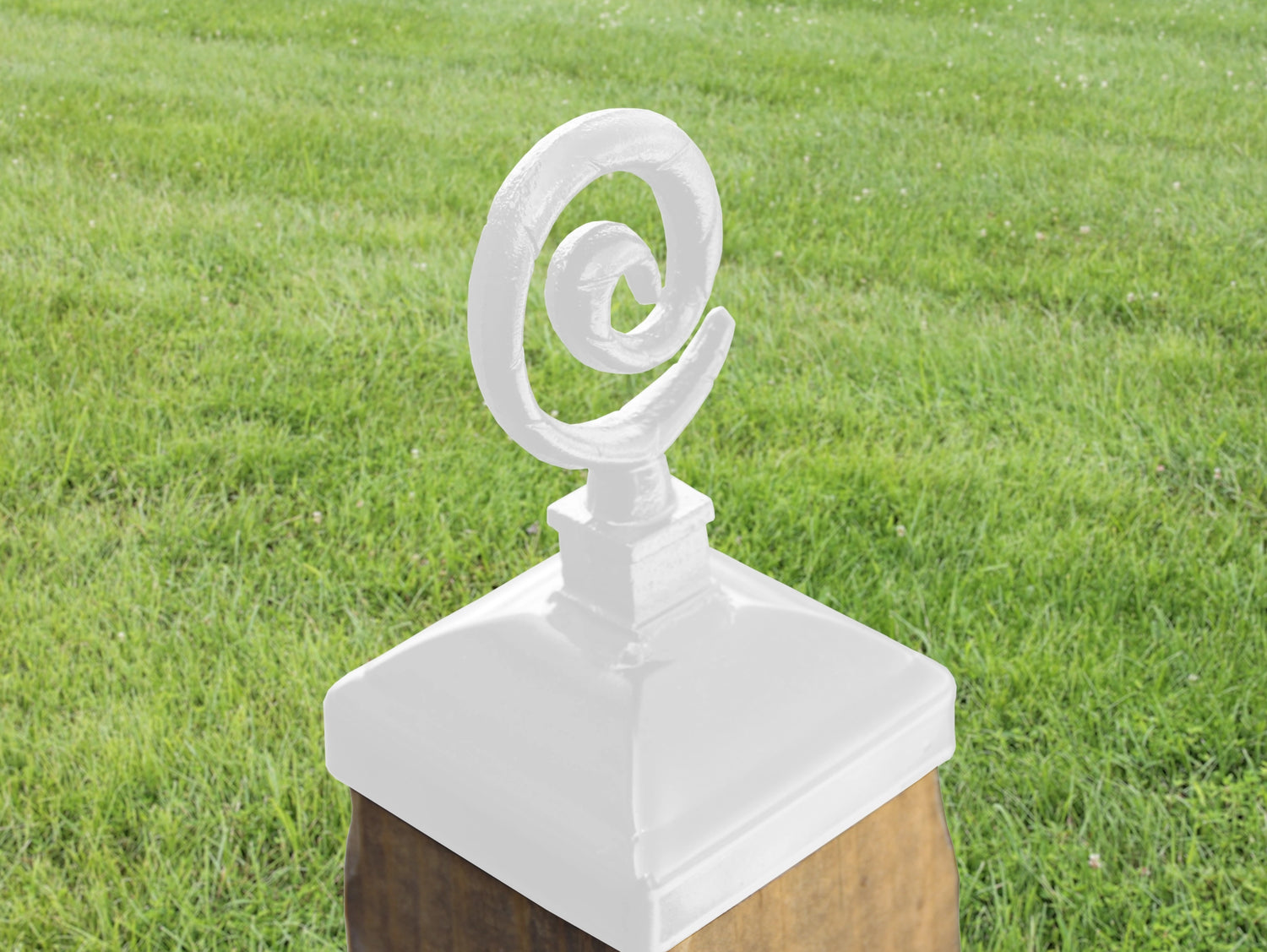 4x4 Spiral Post Cap (3.5 x 3.5 Post Size) - Madison Iron and Wood