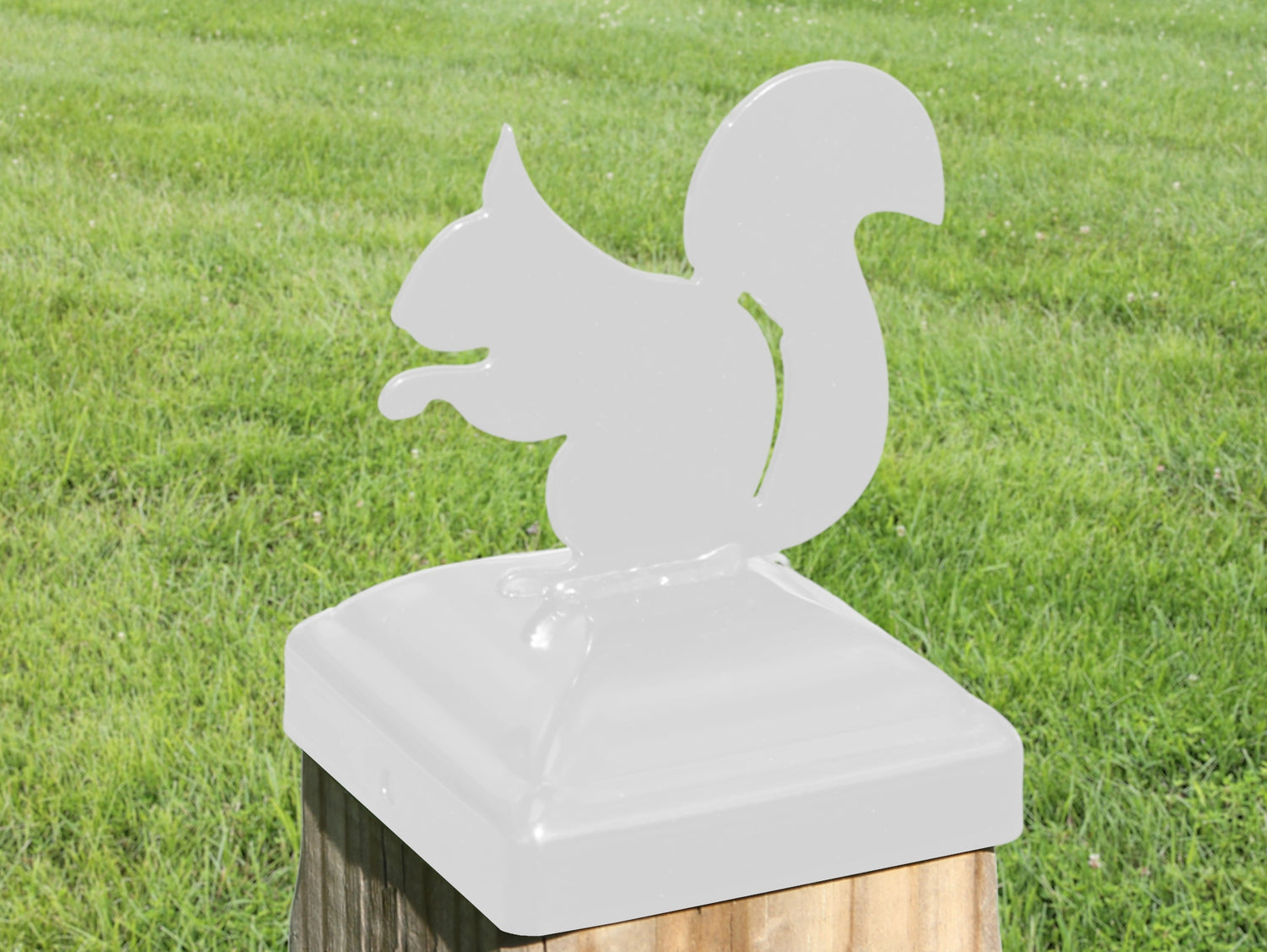 4X4 Squirrel Post Cap (Fits 3.5 x 3.5 Post Size) - Madison Iron and Wood