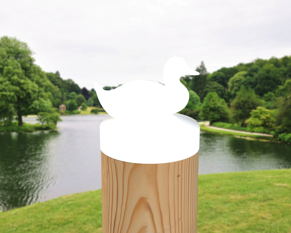 Duck, Round Post Cap (4x4 Round Post Size) - Madison Iron and Wood