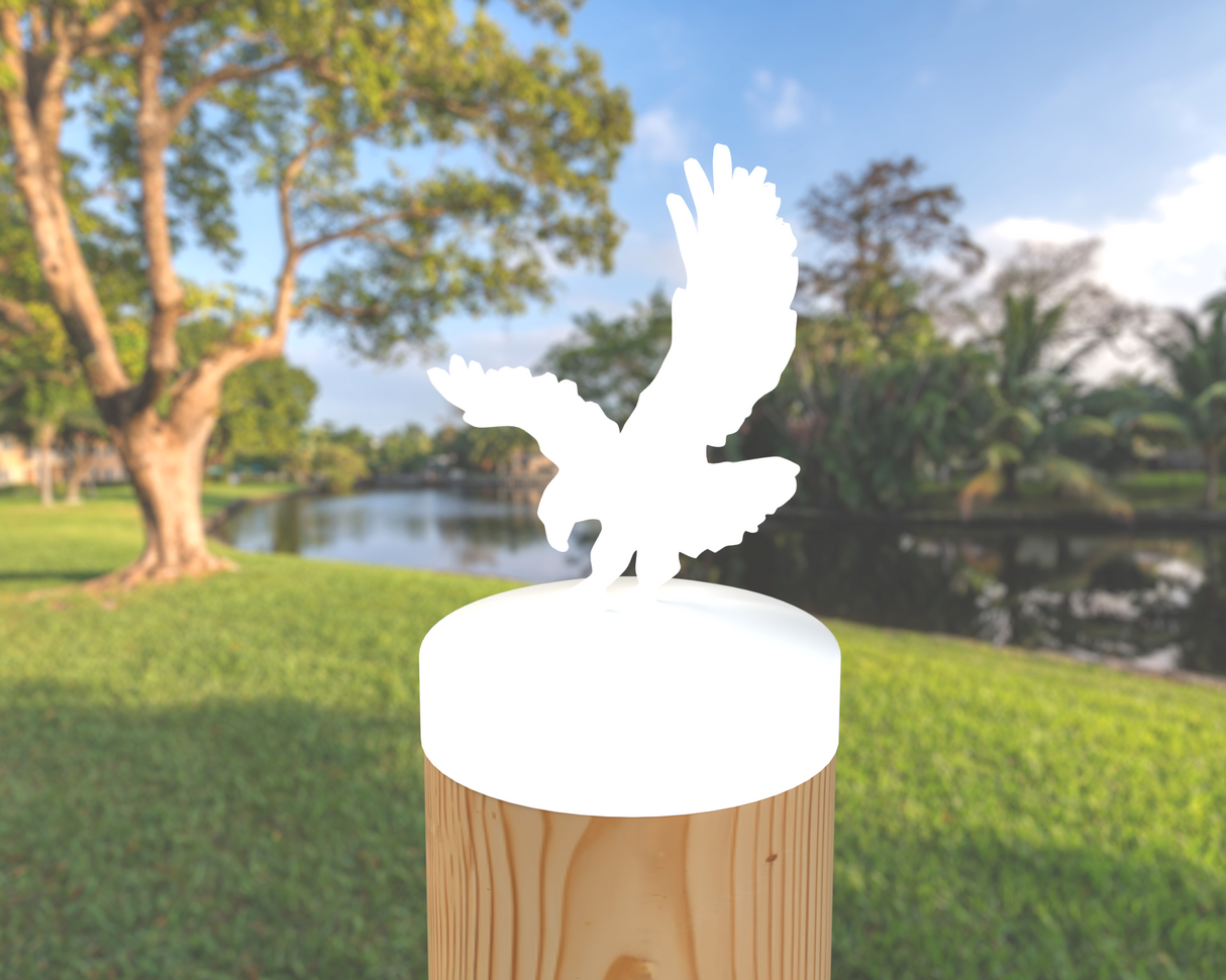 Eagle, Round Post Cap (4x4 Round Post Size) - Madison Iron and Wood